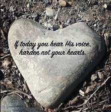 Bible Truth blog image - TODAY if you hear his voice